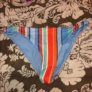 RVCA high waisted bikini bottoms